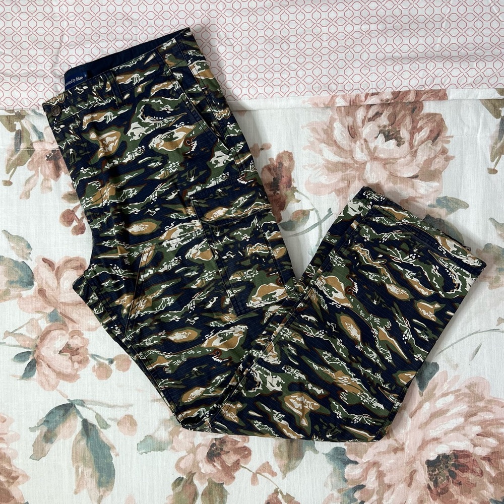 United By Blue Organic Printed Ripstop Cargo Pants (NWOT, 34 waist)